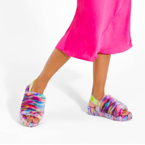 UGG Shoes - UGG Fluff Yeah Pixelate Size 7